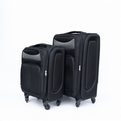 BEAFUP 2-Piece Hard Shell Luggage Set with Spinner Wheels - 20", 24" Lightweight Suitcases for Travel