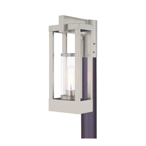 Livex Lighting Delancey 1 - Light Wall Light in  Brushed Nickel - 1 of 2