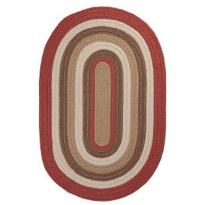 Colonial Mills Brooklyn Polypropylene Braided Rug, 2' x 10', Red/Terracotta - 1 of 1