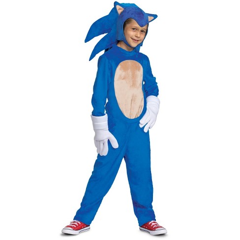 Sonic The Hedgehog Sonic Movie Deluxe Child Costume, Small (4-6) : Target