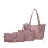 MKF Collection Lippa Tote Crocodile Embossed Vegan Leather Women’s Bag Purse Set by Mia K - 2 of 4