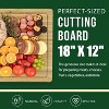 TackView Bamboo Cutting Board for Kitchen with Juice Groove and Handles, Chopping Board for Meat, Stove Top Cover, Wood Serving Tray - 2 of 4