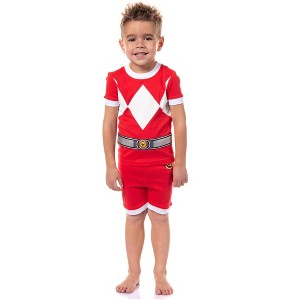 Power Rangers Boys' Character Tight Fit Pajama Short Lounge Set - 1 of 4
