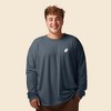 Dalix Ghost Embroidered Long Sleeve Tee Lightweight Soft Cotton Shirt Mens - 2 of 4