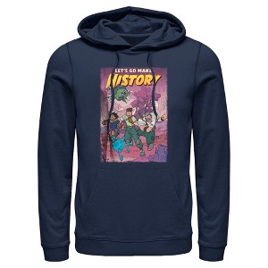 Men's Disney Strange World Let's Go Make History Pull Over Hoodie - 1 of 4