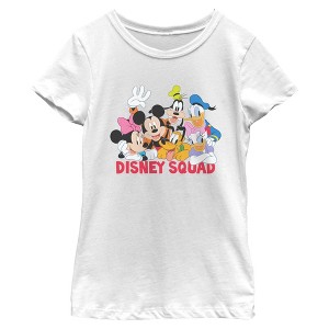 Girl's Disney Mickey & Friends Squad T-Shirt - 1 of 4