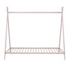 Twin Size House Bed, Tent Metal Twin Platform Bed Frame With Wooden Slat For Girls Boys Teens Bedroom Furniture, No Box Spring Needed - 4 of 4