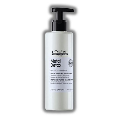 L'oreal Paris Metal Detox Professional Pre-Shampoo Treatment | Loreal Pre-shampoo treatment | Instant and efficient fiber detangling (8.4 oz)