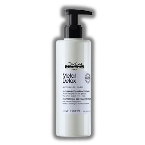 L'oreal Paris Metal Detox Professional Pre-Shampoo Treatment | Loreal Pre-shampoo treatment | Instant and efficient fiber detangling (8.4 oz) - 1 of 2