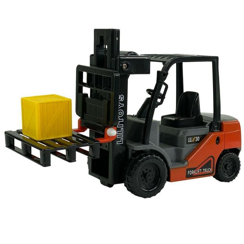 Big Daddy Light Weight Construction Truck Series - Authentically Designed Forklift With Loadable Cardboard Boxes, 1 of 5