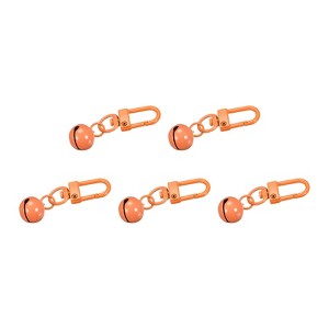 Unique Bargains Stainless Steel DIY Crafts Christmas Decoration Pet Bells 5 Pcs - 1 of 3