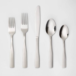 Pryce Silverware Set 20-pc. Stainless Steel - Room Essentials™ - 1 of 3