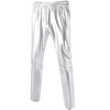Clearlove Men's Metallic Pants Retro Club Wear High Shine Dance Trousers with Drawstring Waist Straight Leg Party Pants - 2 of 4