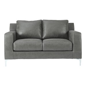 Ryler Loveseat Charcoal Gray - Signature Design by Ashley