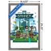 Trends International Minecraft: Legends - Raise Your Banner Framed Wall Poster Prints - 3 of 4