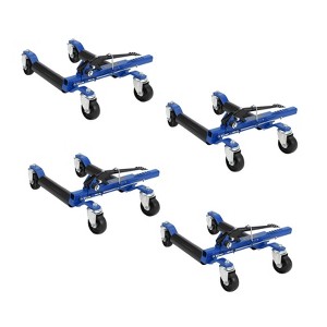 Car Wheel Dolly Jack Set, 1500LBS Capacity Mechanical Wheel Dolly with Steel Twin Rollers, Heavy Duty Rollers with Foot Pedal - 1 of 4