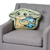 Star Wars The Mandalorian Frog Friends Soft Plush Travel Cloud Pillow Multicolored - 4 of 4