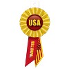 Beistle USA Rosette, 3.25" x 6.5", (2/Pkg) Multicolored - 3 of 4