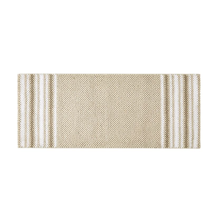 Home Aiden Jacquard Chenille Noodle Bath Rug Taupe - VCNY, 4 of 6