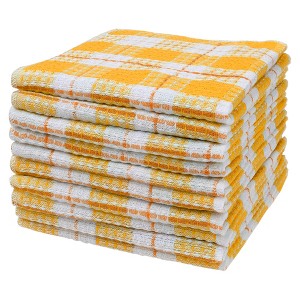 Unique Bargains Reusable Absorbent Cotton Clean Cloths 14" x 16" - 1 of 4