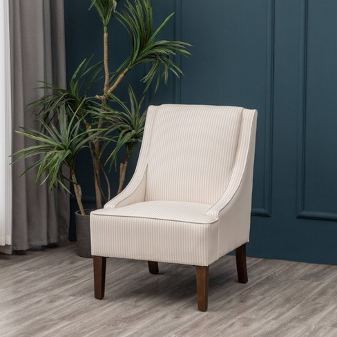 Homepop swoop best sale arm accent chair