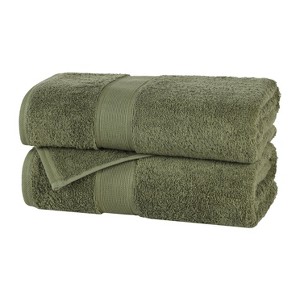 Organic Cotton Medium Weight Solid Towel Set by Blue Nile Mills - 1 of 4