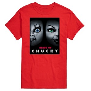 Men's - Child's Play - Bride Of Chucky Movie Poster Short Sleeve Graphic T-Shirt - 1 of 4