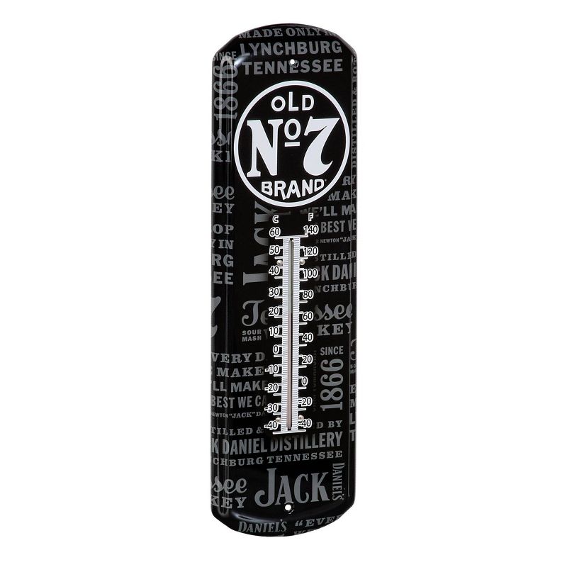 17&#34; x 5&#34; Repeat Tin Thermometer - Jack Daniel&#39;s, 1 of 5