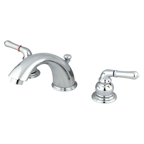 Widespread Bathroom Faucet Chrome - Kingston Brass, Grey