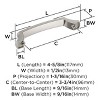 Amerock Bellamy Pull for Cabinets, Drawers, and Furniture - 4 of 4