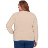 Alfred Dunner Women's Cable Chenille Pullover Sweater - 2 of 4