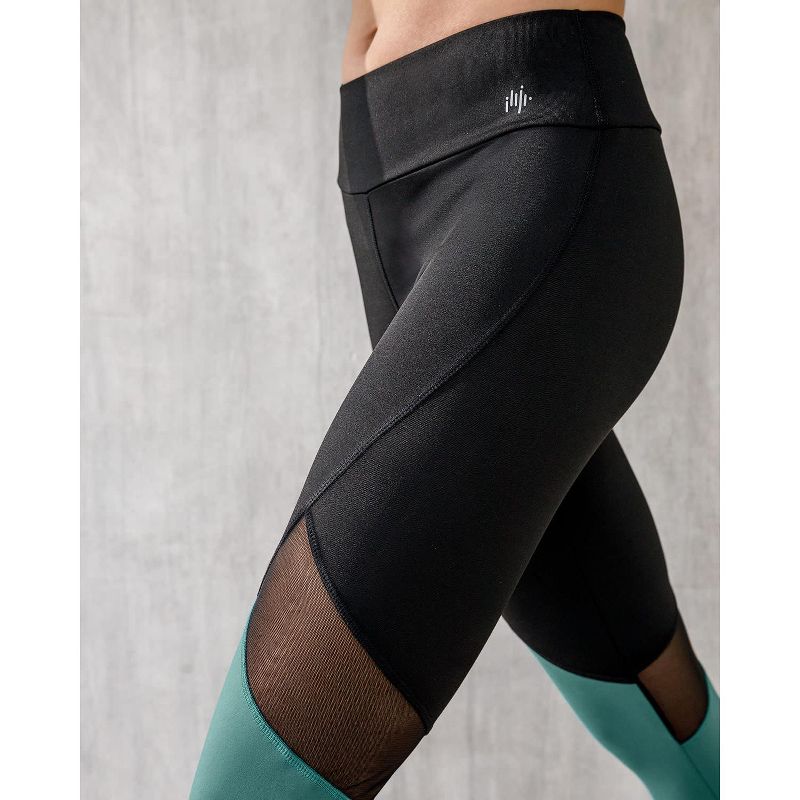 Leonisa  Mid-Rise Capri Legging with Breathable Mesh Inserts at the Knee -, 4 of 5