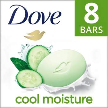Dove Beauty Cool Moisture Beauty Bar Soap - Cucumber & Green Tea - 3.75oz each