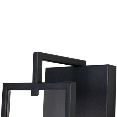 Matte Black Direct Wired Electric Vanity Light