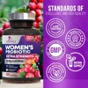 Formulated Probiotics for Women with Prebiotics - Womens Probiotic for Support - 120 Count - 3 of 4