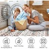 Acekool Area Rug Machine Washable Non Slip Low Pile Geometric Farmhouse Accent Rug for Living Room Bedroom Nursery - 4 of 4