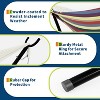 Double Hammock with Stand, 2 Person Outdoor Hammock, 450lb Capacity, Foldable Steel Frame with Carry Bag, Patio Garden Use - 4 of 4