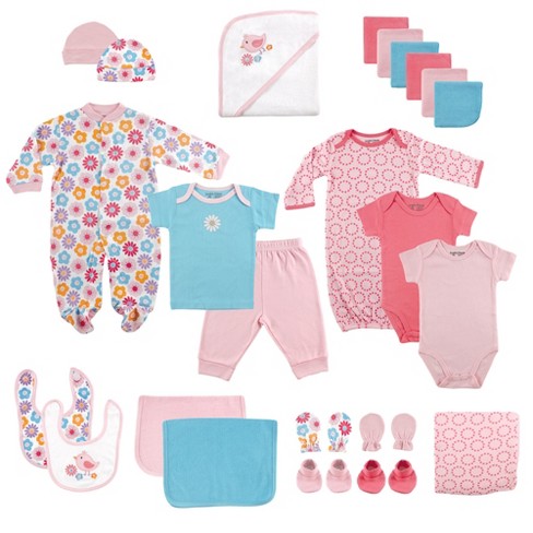 Set de 12 toallas pequeñas para niña Luvable Friends – Bebemundo