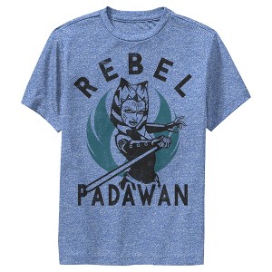 Boy's Star Wars: The Clone Wars Ahsoka Rebel Padawan Portrait Performance Tee - 1 of 3