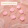 Unique Bargains Realistic Rose Boutonnieres Flower Pins for Wedding Ceremony 24 Pcs - 3 of 4