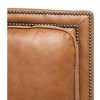 Safavieh Couture Buddy Leather Nailhead Trim Recliner Coffee - 4 of 4