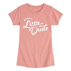 Girls' - Instant Message - Script Mamas Little Dude Fitted Short Sleeve Graphic T-Shirt - 1 of 4