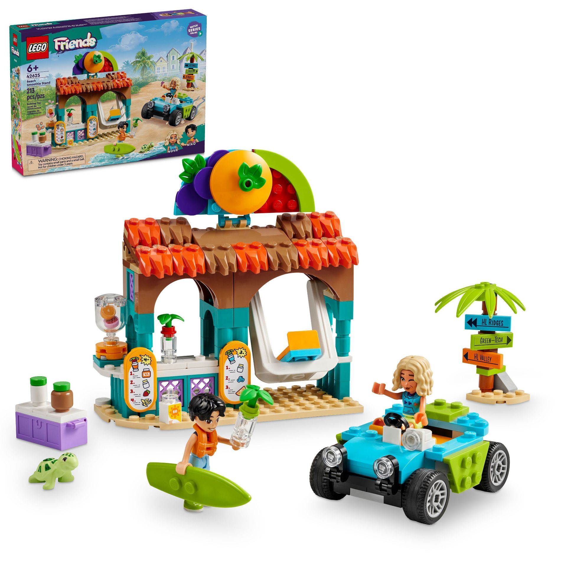 LEGO Friends Beach Smoothie Stand  Play Food Set 42625