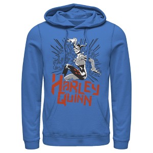 Men's Batman Harley Quinn Retro Explosion Pull Over Hoodie - 1 of 3
