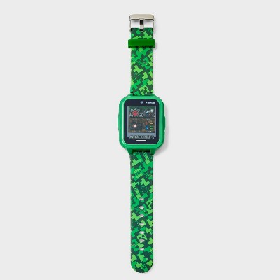 Boys' Minecraft Light Up Interactive Watch - Green - image 2