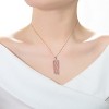Guili Stylish Sterling Silver Two-Tone Pendant Necklace, Ideal for a Trendy, Minimal Look that Adds Subtle Glamour to Your Everyday Attire - 3 of 3
