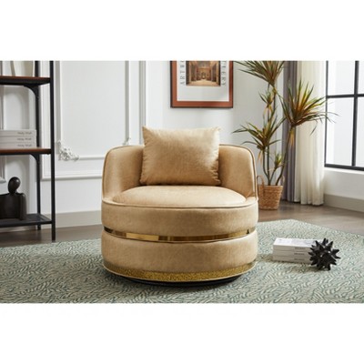NicBex Accent Chair Swivel Chair with 360 Degrees Barrel Chair Comfy Chair Sofa Chair for Living Room, Bedroom
