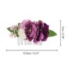 Unique Bargains Women's Durable Simulated Flowers Side Comb 1 Pc - 2 of 4