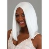HalloweenCostumes.com One Size Fits Most Women Fun Costumes Women's Bright White Long Bob Wig, White - 3 of 4