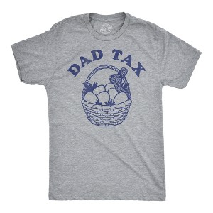 Mens Funny T Shirts Dad Tax Sarcastic Holiday Graphic Novelty Tee For Men - Crazy Dog Men's T Shirt - 1 of 4